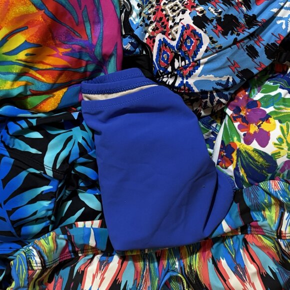 Lands  End Ladies NWOT Blue Swim Brief size 6 SWIM BOTTOM BRIEF ONLY - Picture 7 of 7